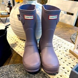 Hunter boots original short size 7 lavender